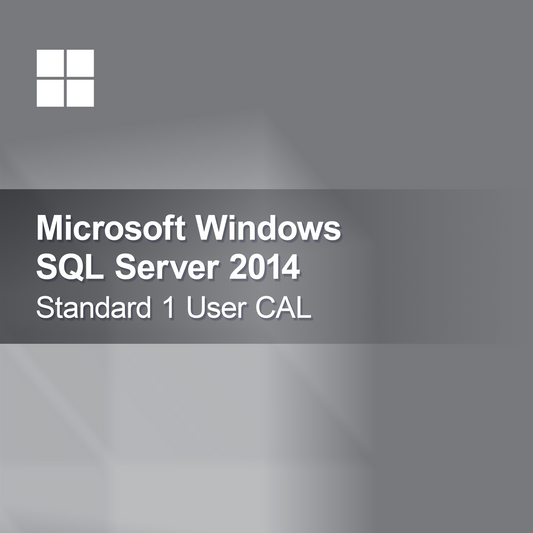Microsoft SQL Server 2014 Standard 1 Utente CAL