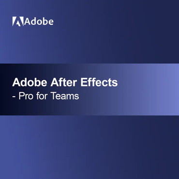Adobe After Effects - Pro csapatoknak