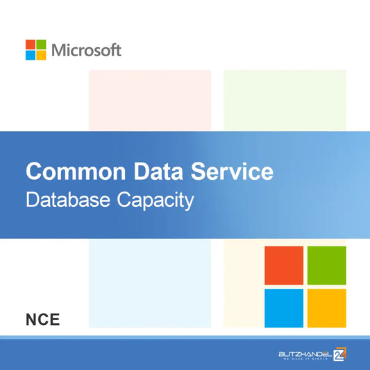 Capacitatea bazei de date Common Data Service (NCE)