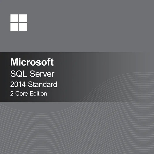 Microsoft SQL Server 2014 Standard - 2 Core-utgave