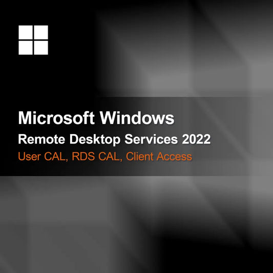 Microsoft Windows Remote Desktop Services 2022, bruker CAL, RDS CAL, klienttilgangslisens